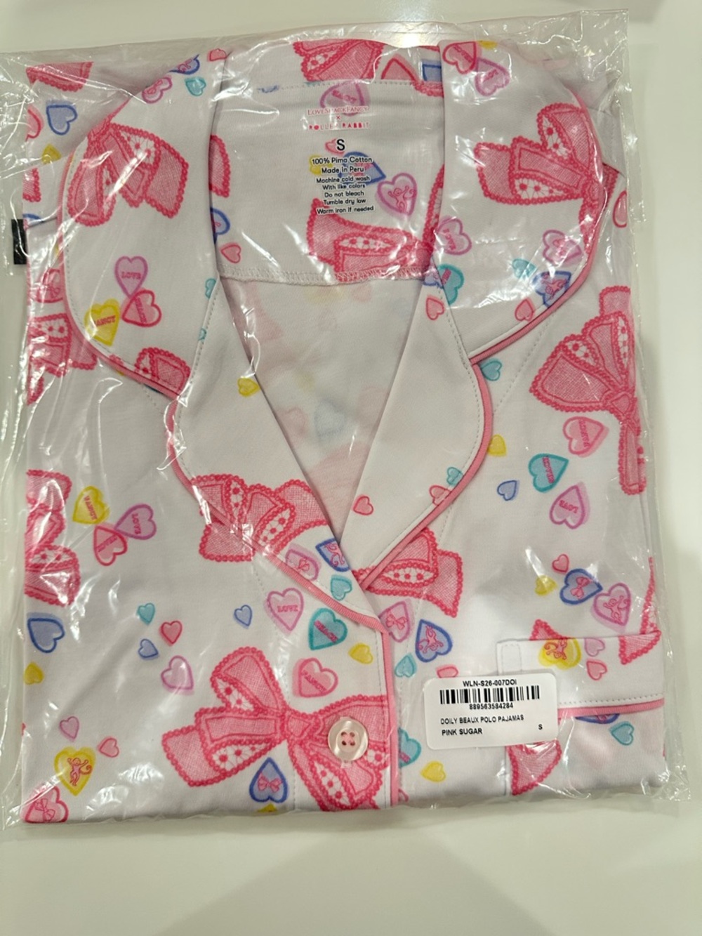 Loveshackfancy x Roller Rabbit Doily Beaux polo Pajamas set